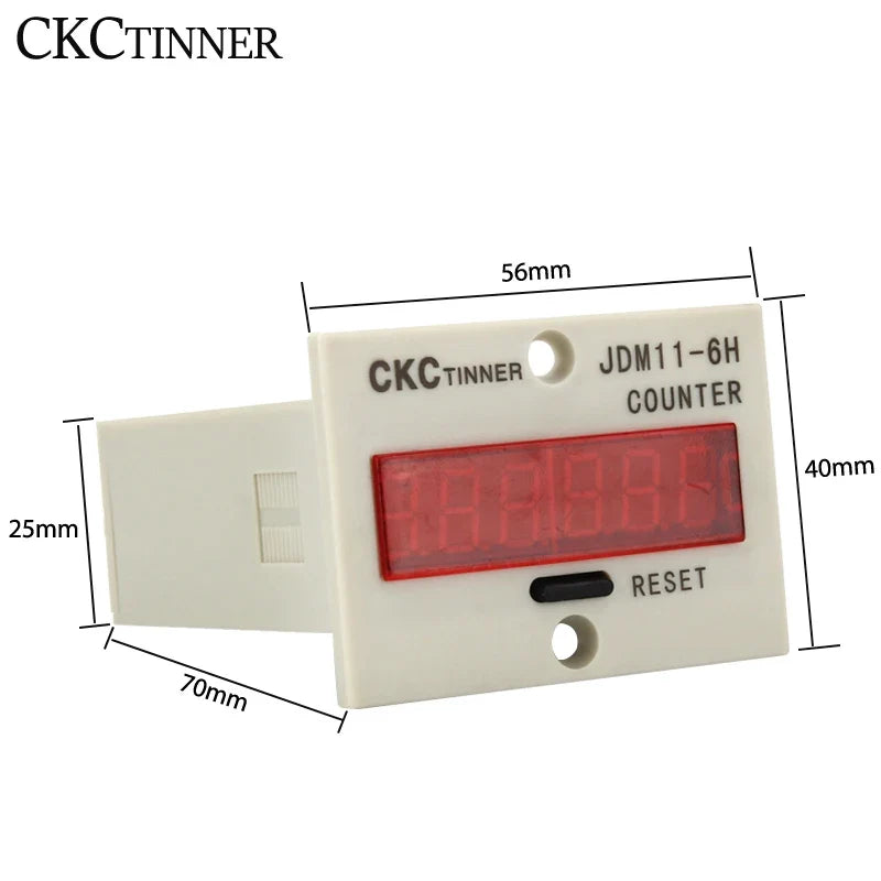 JDM11-6H 6-Digit Digital Industrial Counter + Proximity Switch
