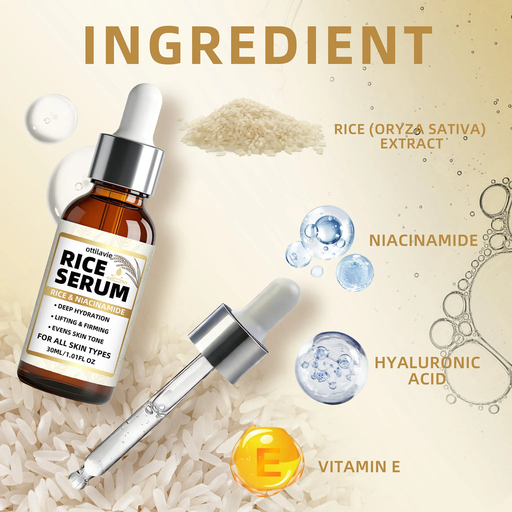 Ottilavie Rice Serum – Lift, Firm & Hydrate All Skin Types