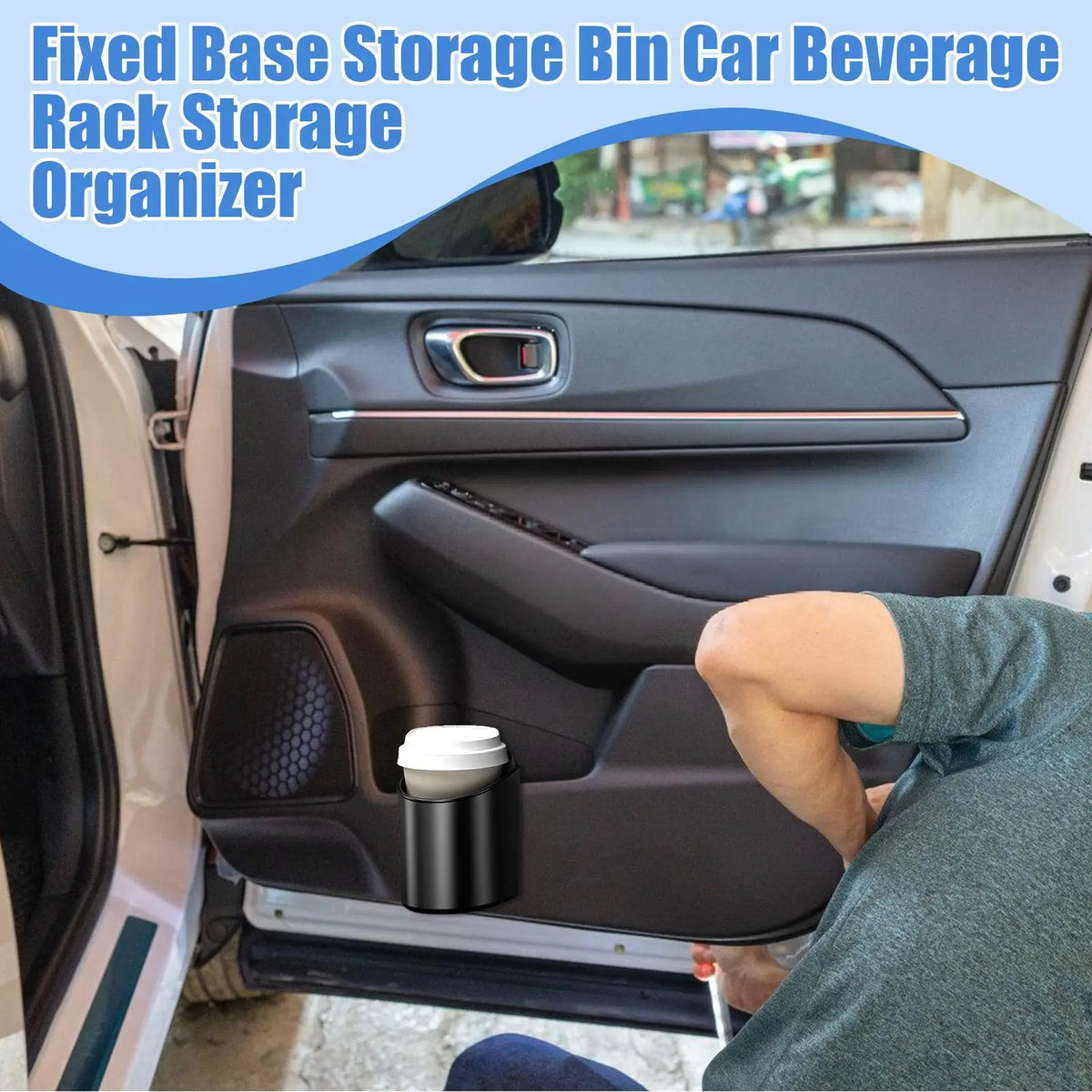 Universal Car Door Cup Holder – Clip-On Drink Holder for SUV & Truck