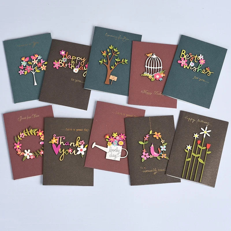 Romantic Birthday Christmas Card Greeting Cards Postcard Party