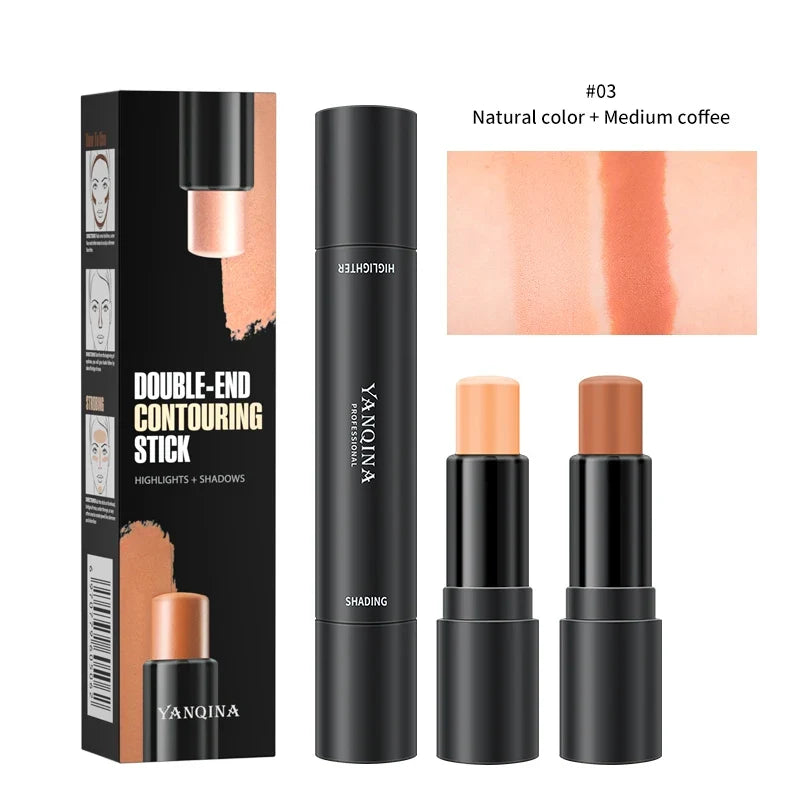 YANQINA 2-in-1 Contour & Highlight Stick | V-Face Sculpting