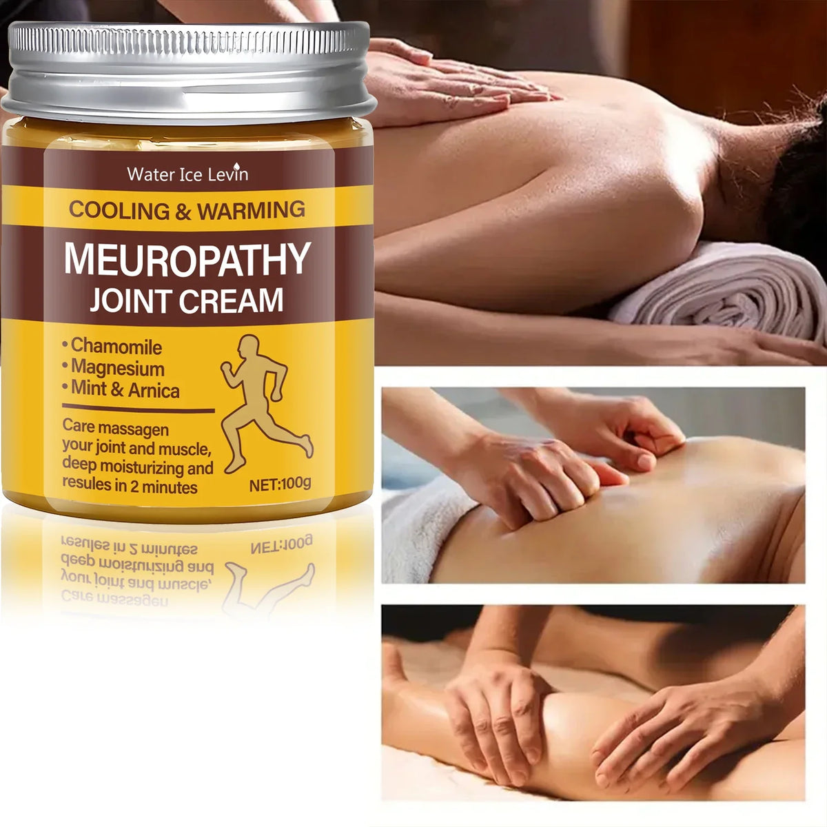 Magnesium & Arnica Joint Cream – Cooling & Warming Formula 100g