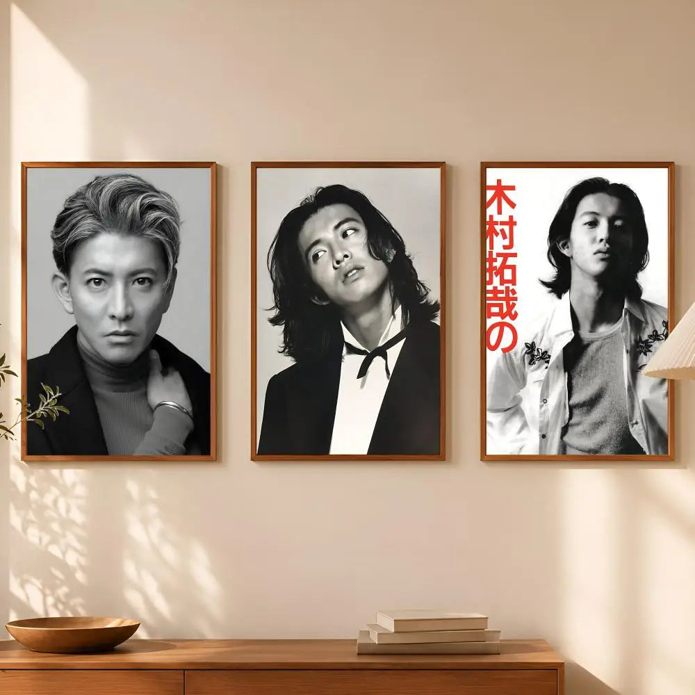 Takuya Kimura HD Wall Art Poster – Self-Stick Waterproof