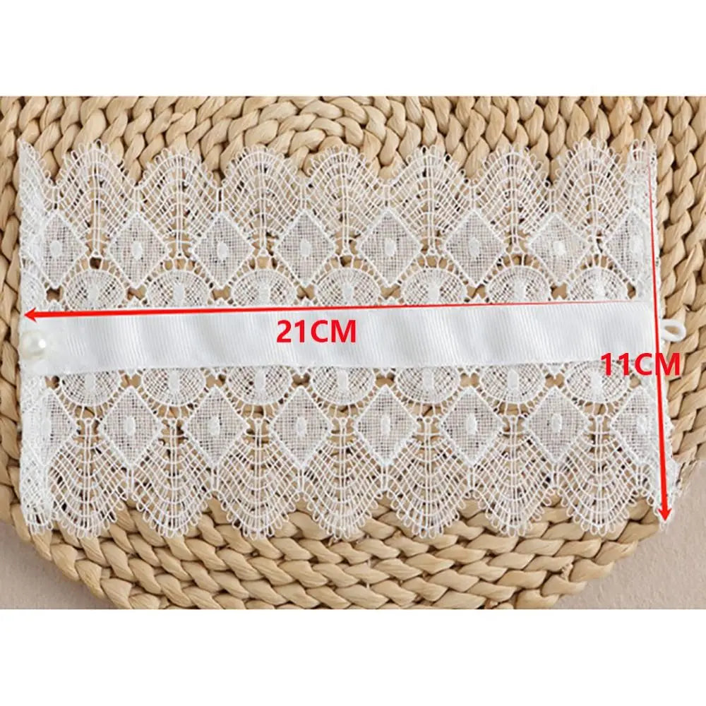 Women's Detachable Lace Arm Sleeves – Floral Embroidery Cuffs