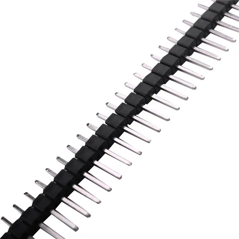 200pcs Male Pin Header Connectors 2.54mm 40-Pin Single Row PCB