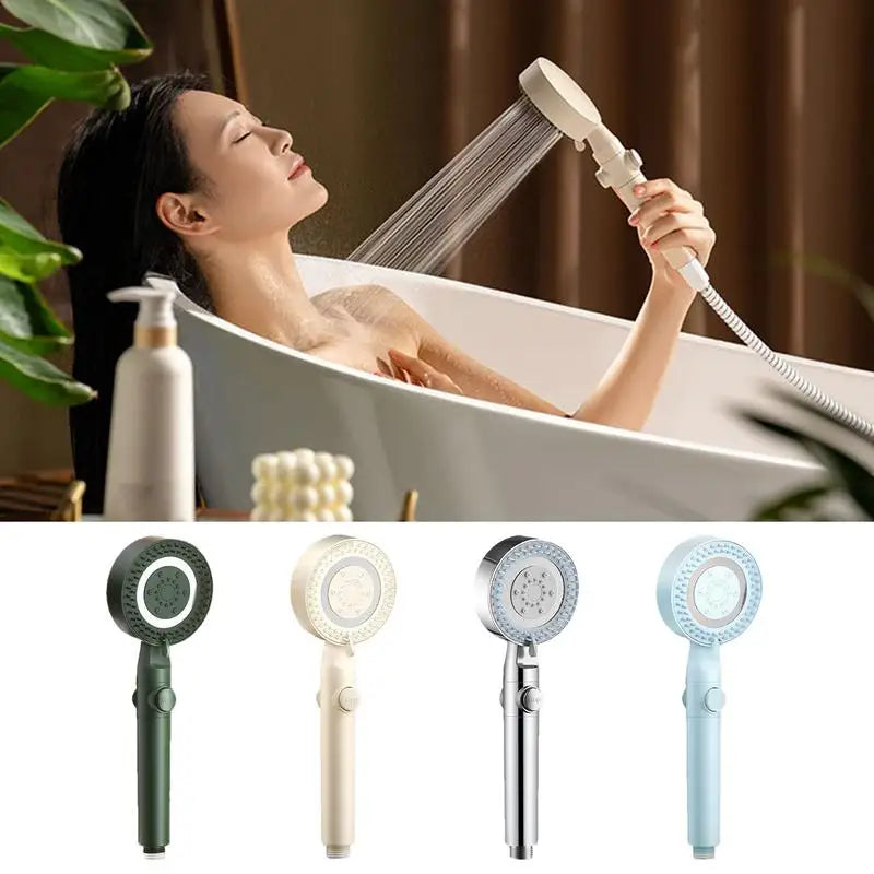Filtered Handheld Shower Head | 5-Mode High-Pressure Filter