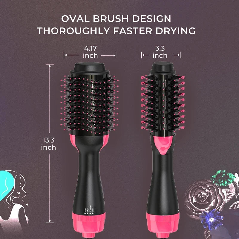 LISAPRO 2-in-1 Hot Air Brush Dryer & Volumizer Styler