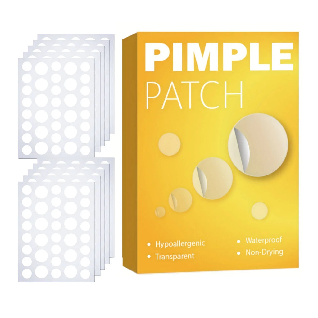 Invisible Hydrocolloid Acne Patches – Waterproof, All Skin Types