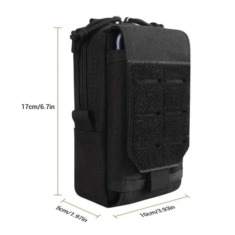 Oxford Waterproof Phone Belt Bag – Clip-On Waist Pouch