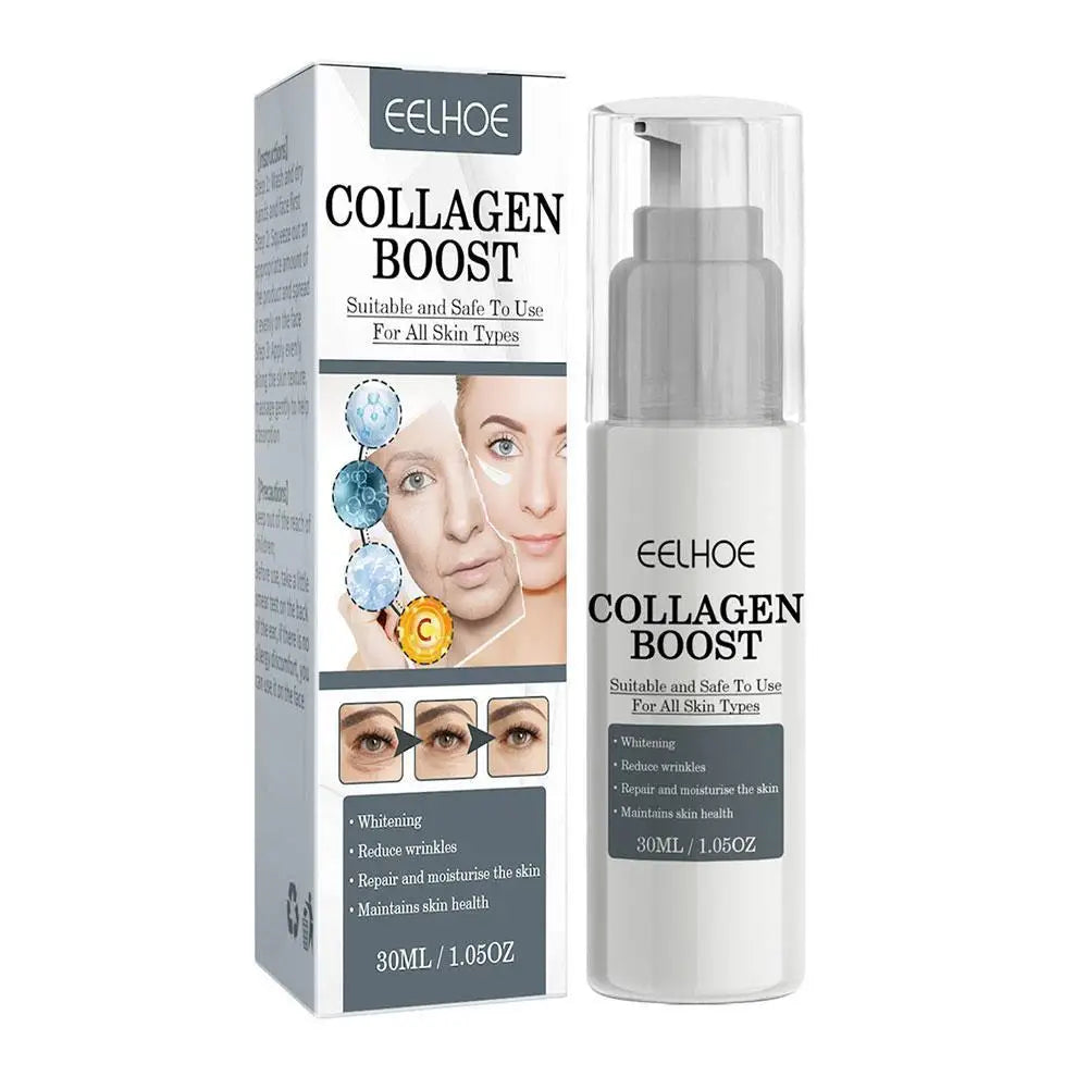 1 2 Collagen Boost Firming Essence Cream Fade Fine Lines Face