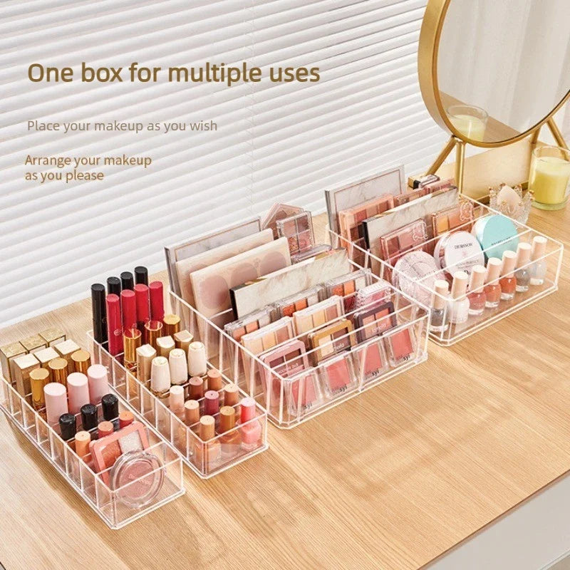 Desktop Cosmetic Organizer – Lipstick, Nail Polish & Palette Storage