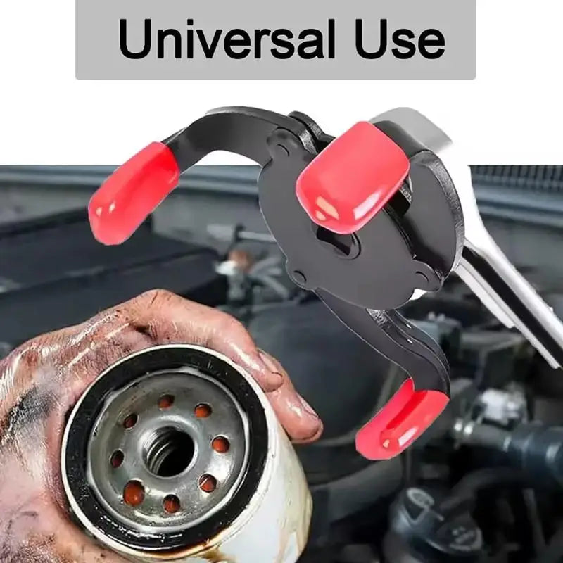 3-Jaw Universal Oil Filter Wrench | High Carbon Steel Car Tool