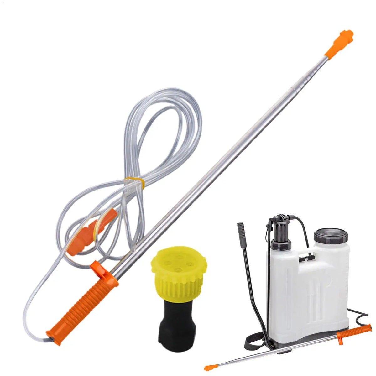 Telescopic Garden Sprayer Wand 19.6–98.4 In | Stainless Steel