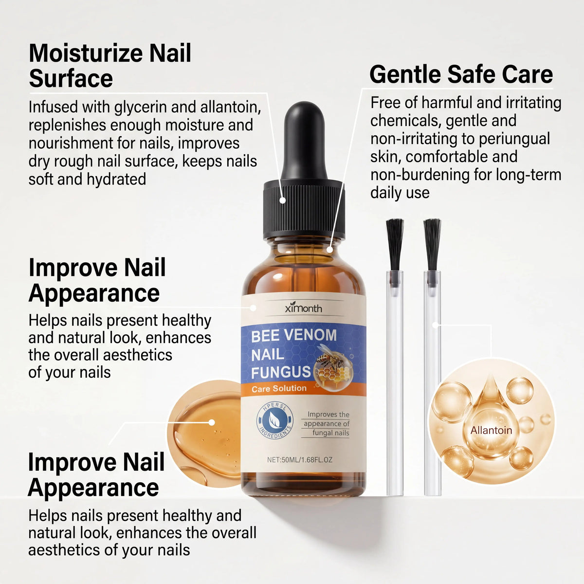 Bee Venom Nail Care Essence 50ml – Nourish & Restore Nails