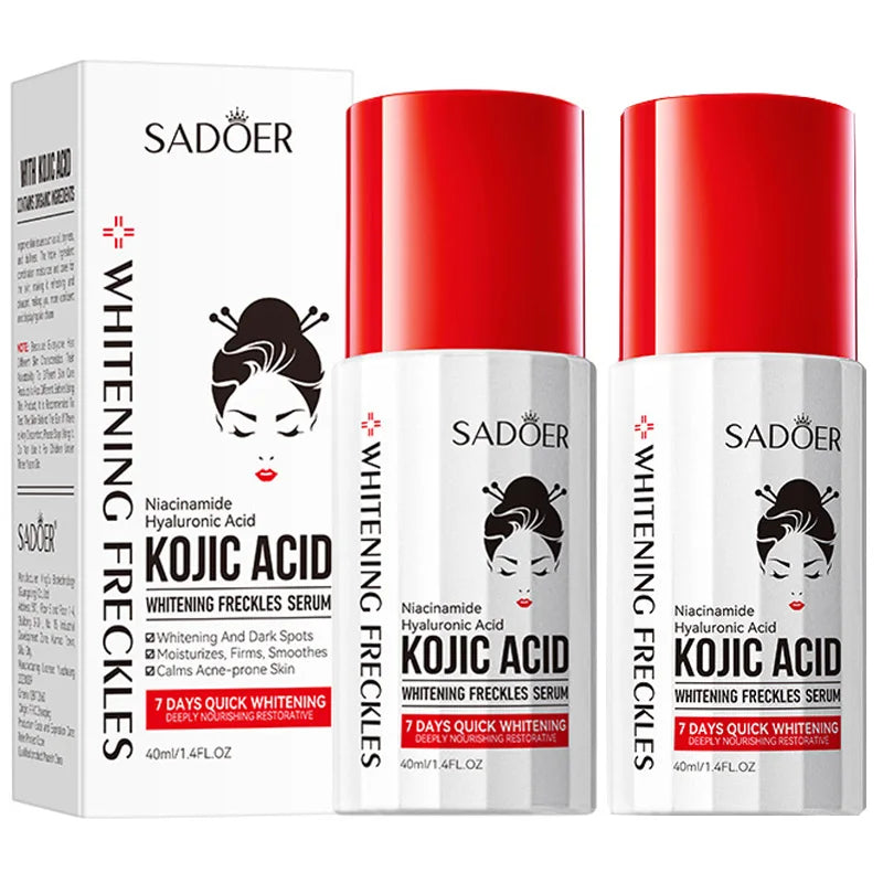 Kojic Acid Serum Strong Brightening Whitening Cream Spots Fine Lines