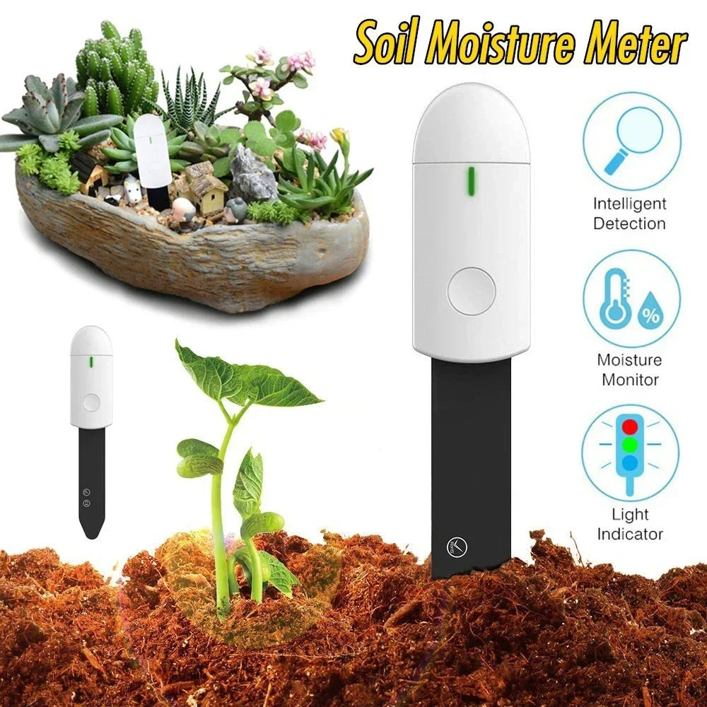 Soil Moisture Meter – LED Indicator for Garden & Plants