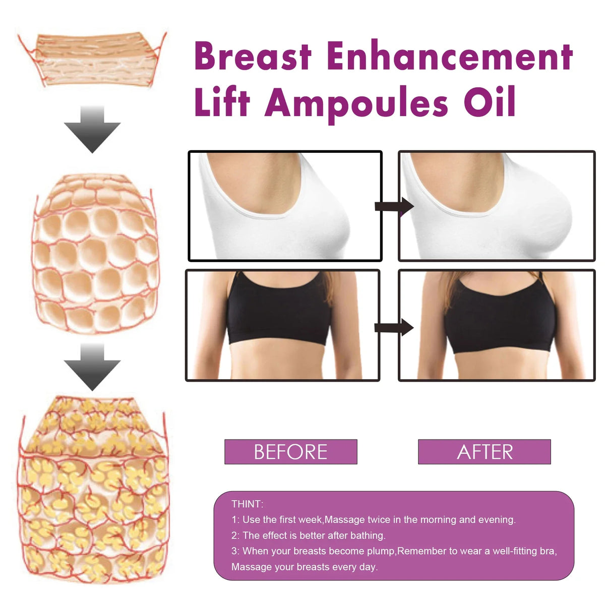 Bust Ampoule Essence – Firming, Lifting & Moisturizing Care