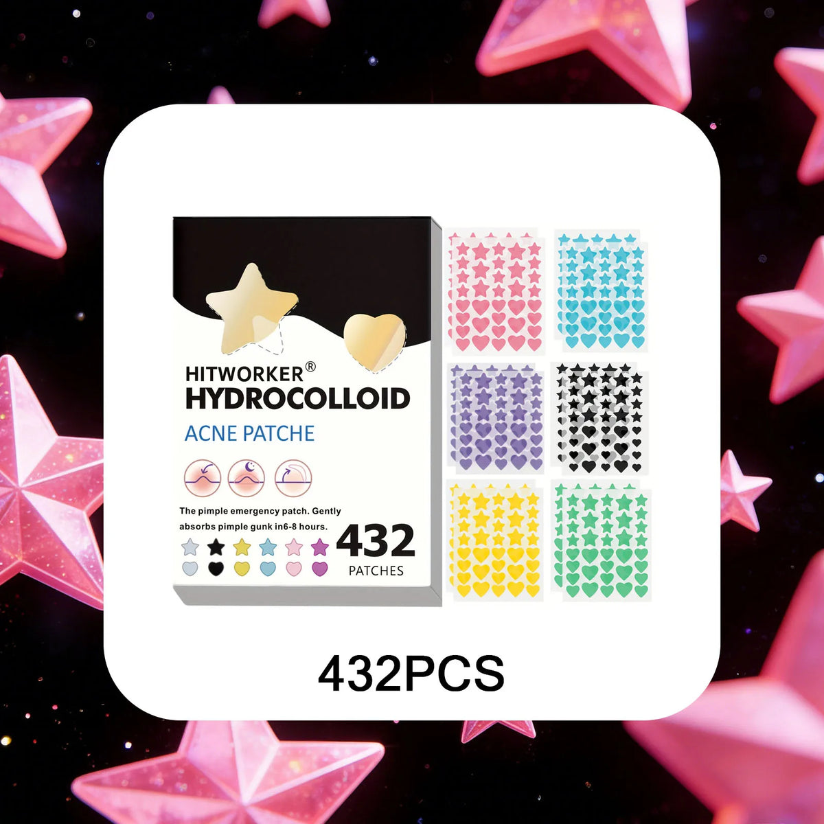 Ultra-Thin Hydrogel Acne Patches – Invisible & Waterproof