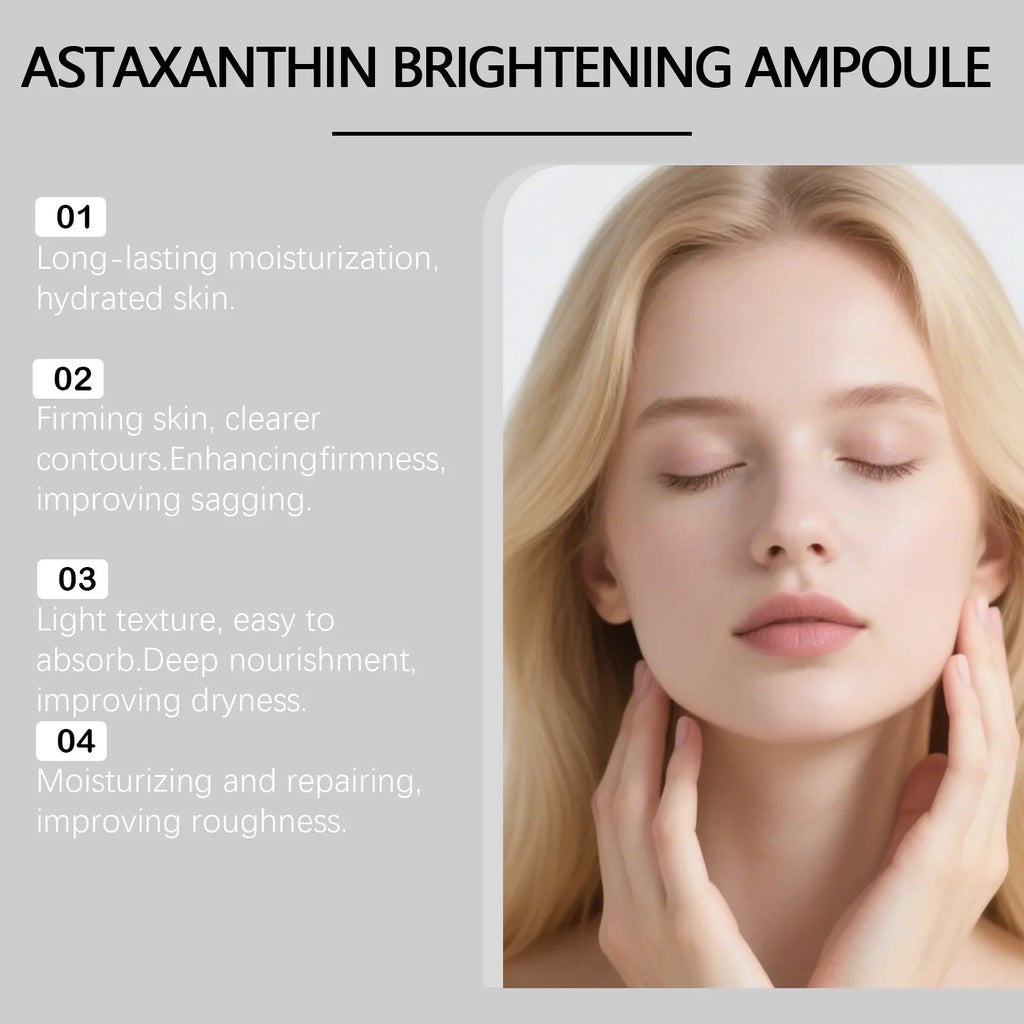 Viareline Astaxanthin Face Serum | Hydrating, Firming, Brightening
