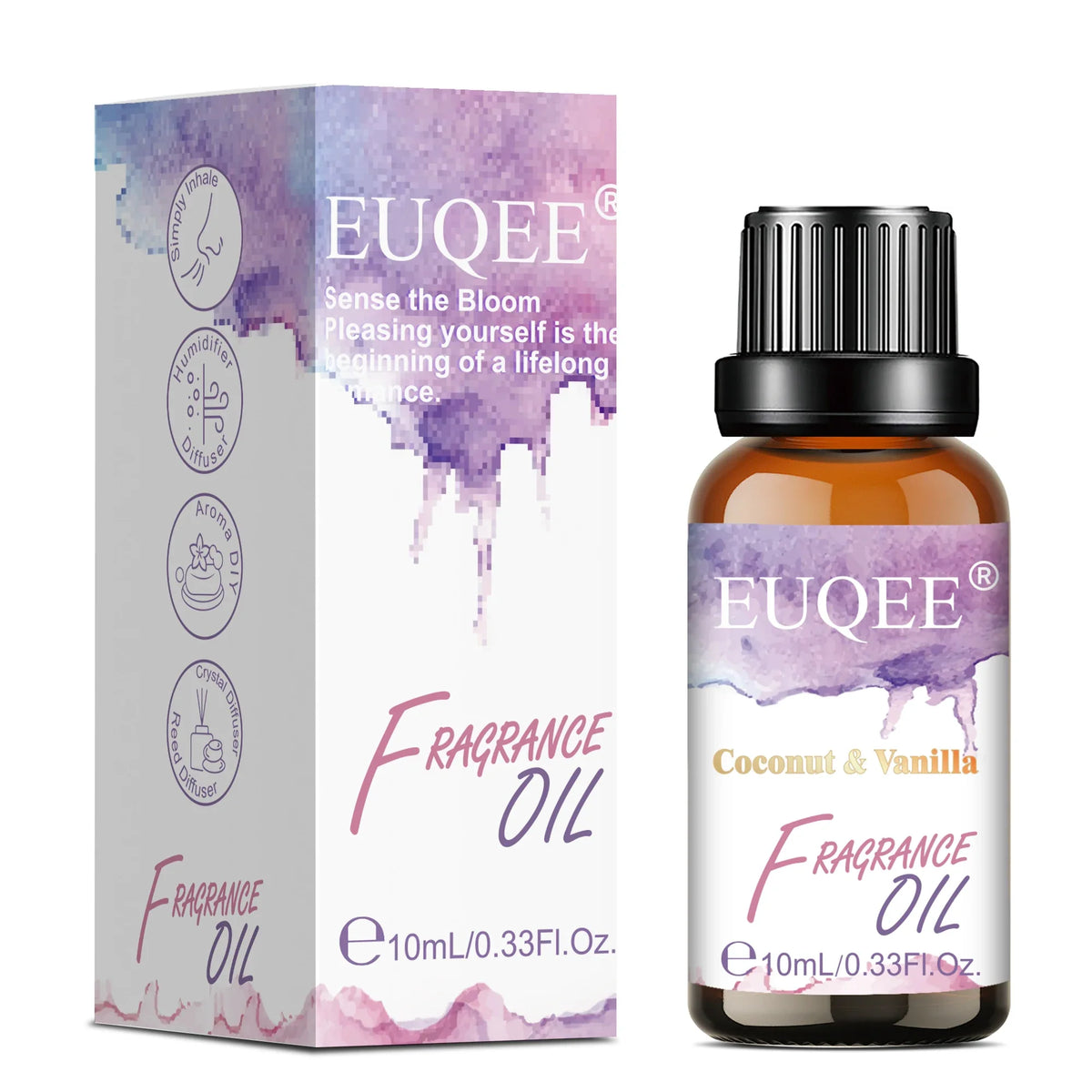 EUQEE 10ml Aromatherapy Fragrance Oil for Diffuser | 6 Scents