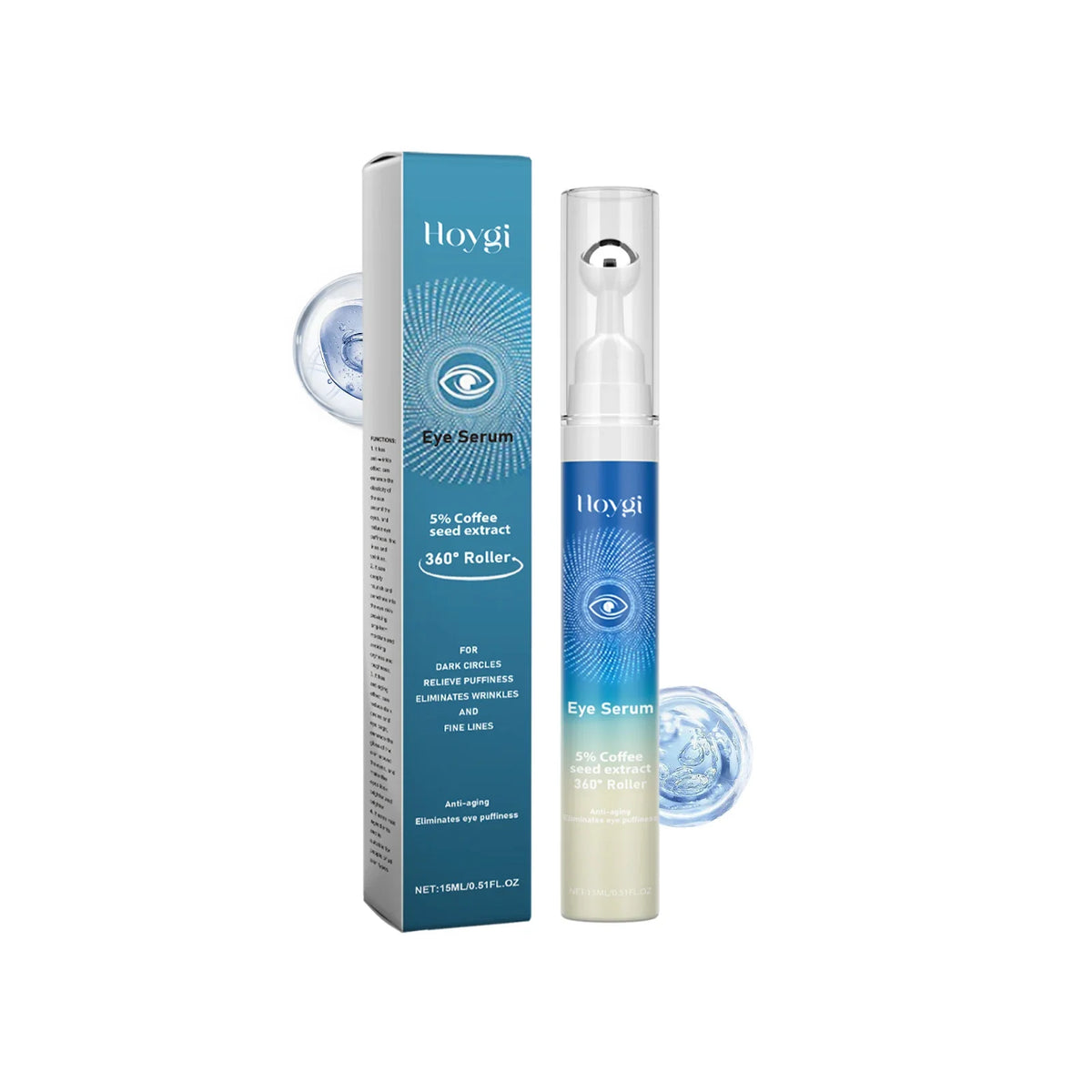 Hoygi Eye Serum – Dark Circles, Puffiness & Bags | Men & Women