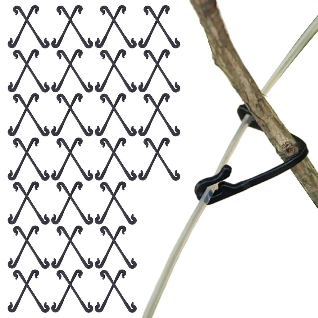 50pcs Heavy-Duty Trellis Clips – Garden Plant Support Clips