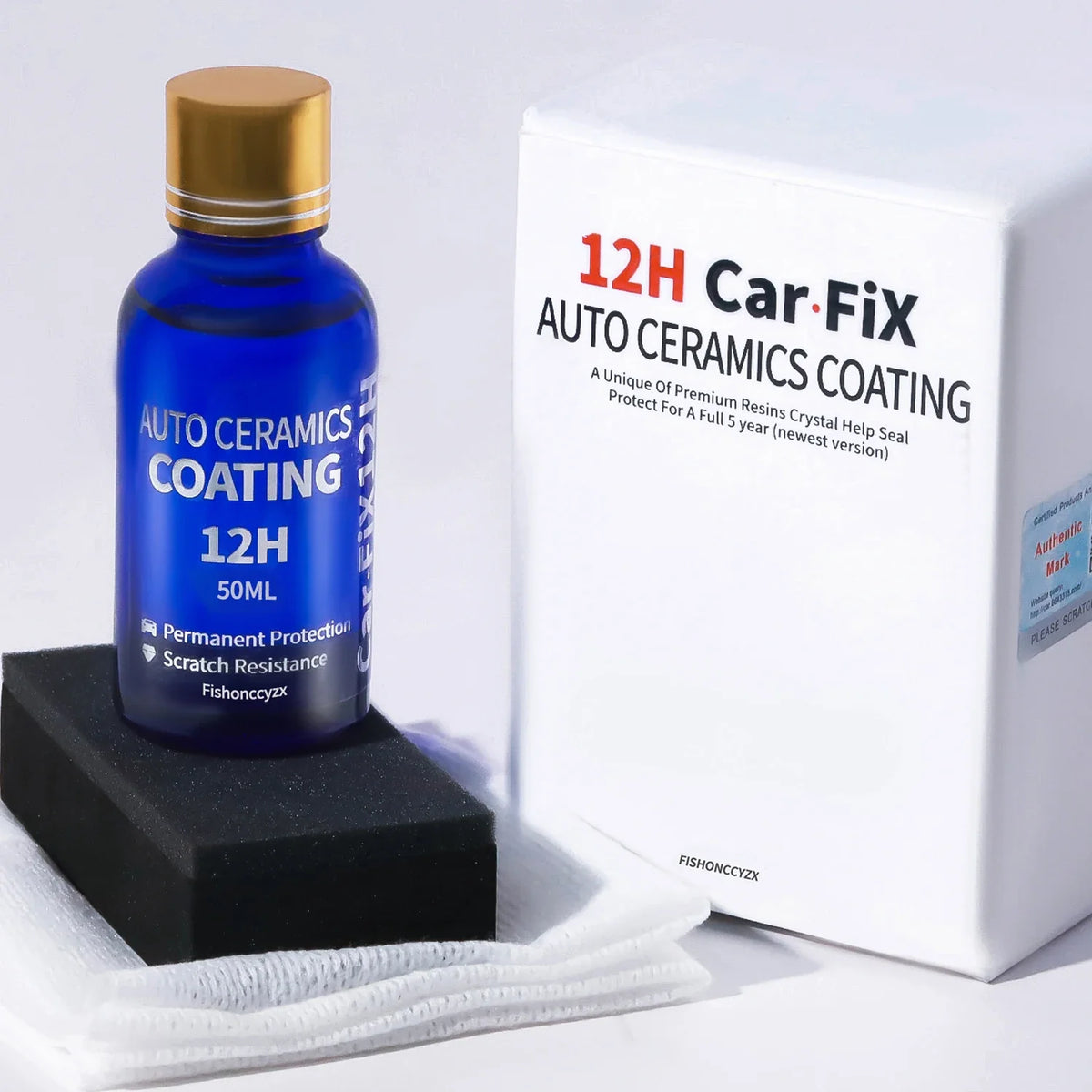 12H Ceramics Car Polish Liquid Ceramic Coat Hydrophobic Glass Coating