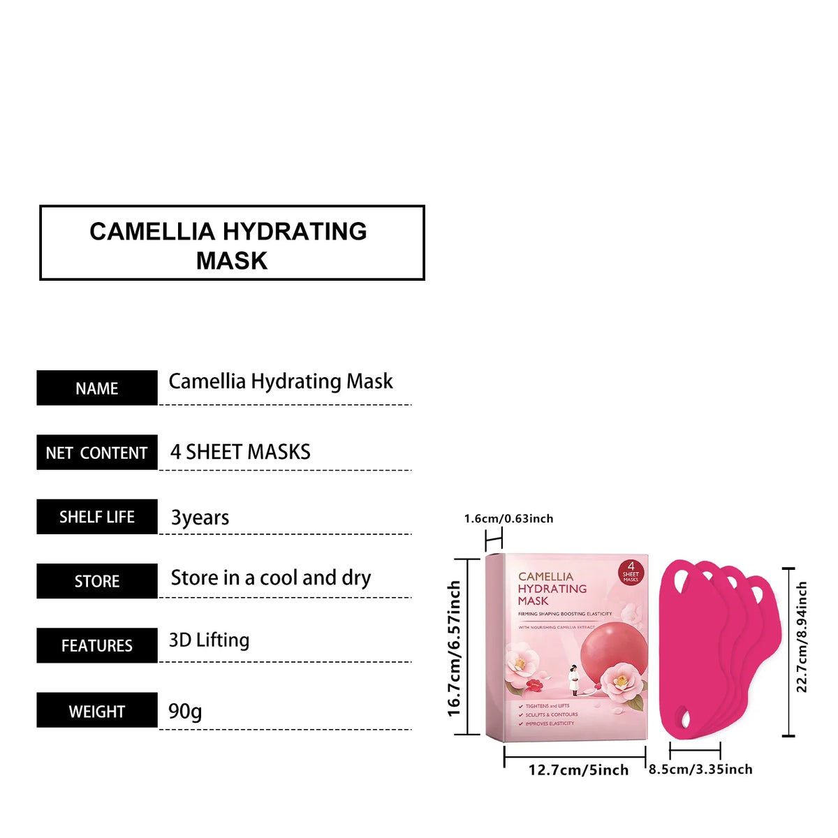 V-Line Lifting Face Mask – Firming Chin Contouring Patches