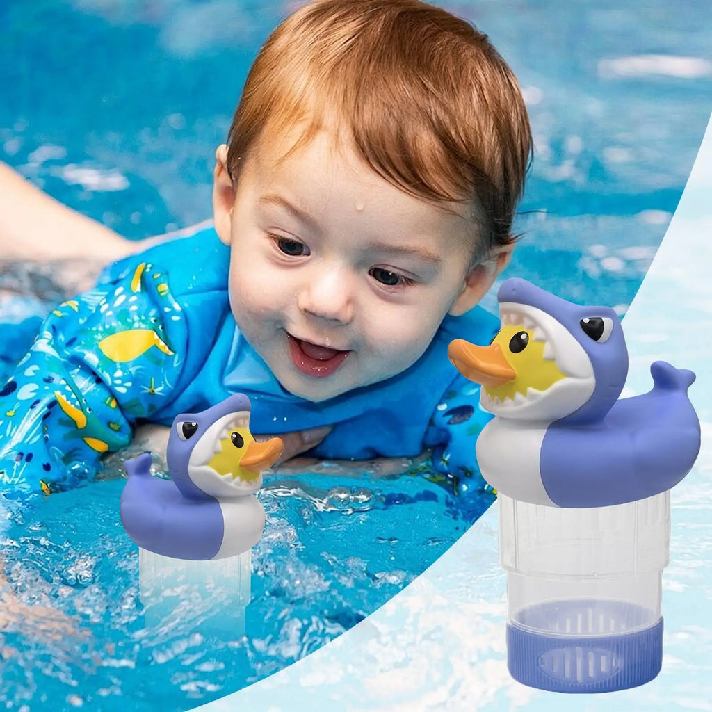 Duck Shark Floating Pool Chlorine Tablet Dispenser