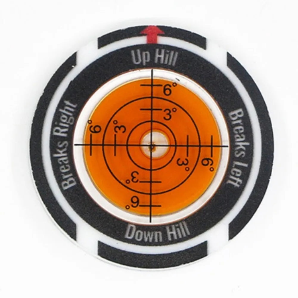 Golf Green Reading Tool – Spirit Level & Ball Marker