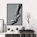 Black & White Fashion Women Wall Art Poster | Modern Décor