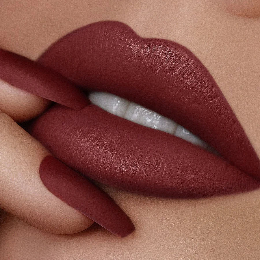 KAFURUX Velvet Matte Waterproof Lipstick – Long-Lasting Lip Tint