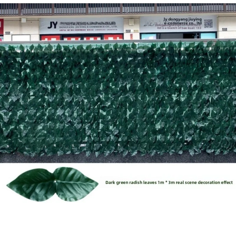 Artificial Ivy Hedge Panel 1×3m | Faux Privacy Fence Screen
