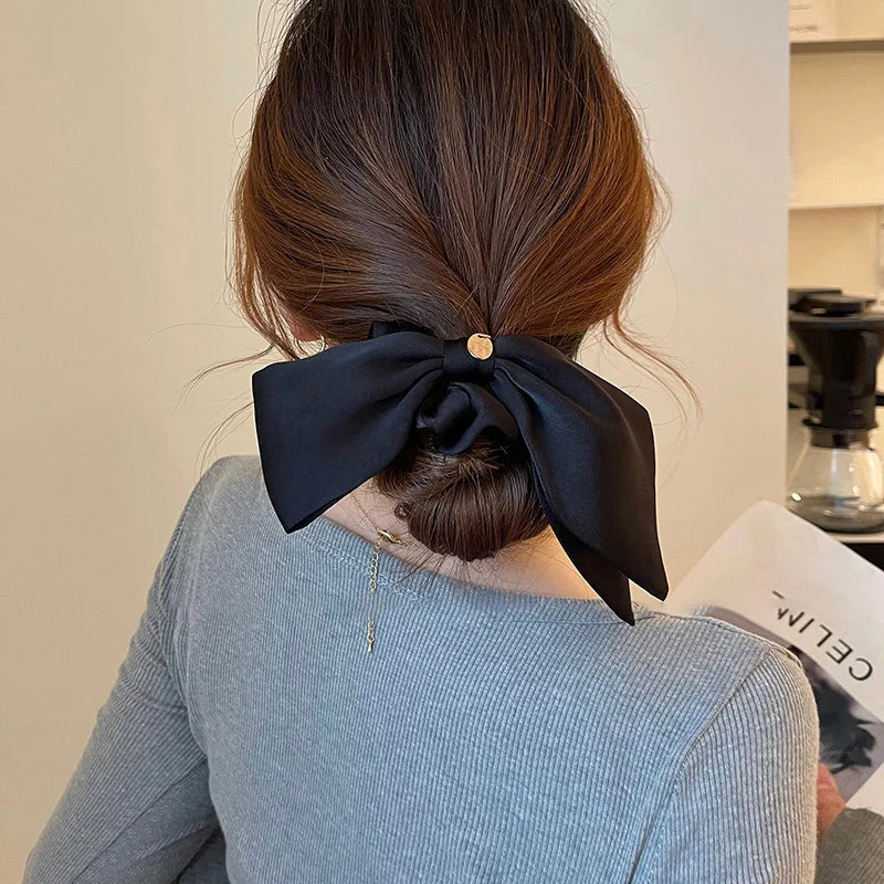 Bow Hair Band for Women – Ribbon Hair Rope Accessory