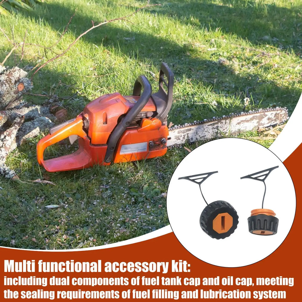 Chainsaw Oil Tank Cap – Knob-Design Leak-Proof ABS Replacement