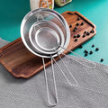 3-Piece Stainless Steel Mesh Strainer Set | Small Medium Large