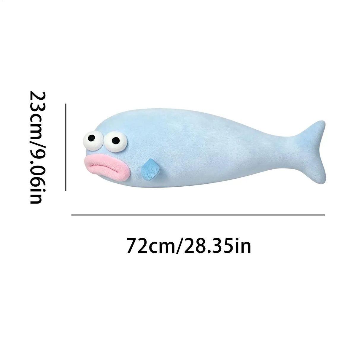 Fish Shaped Ice Silk Cooling Pillow – Kids & Adults