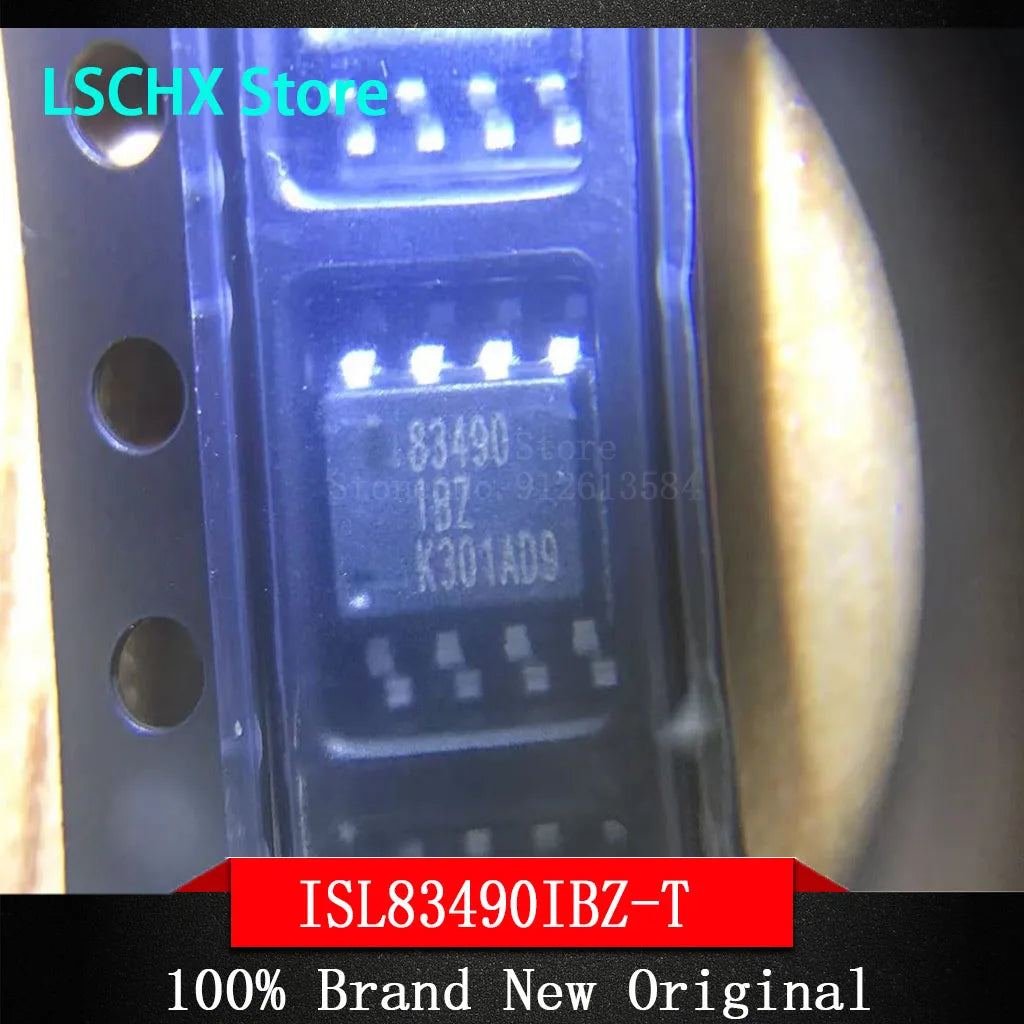 5-Pack ISL83490IBZ-T SOIC-8 3.3V 10Mbps RS-485 Transceiver IC