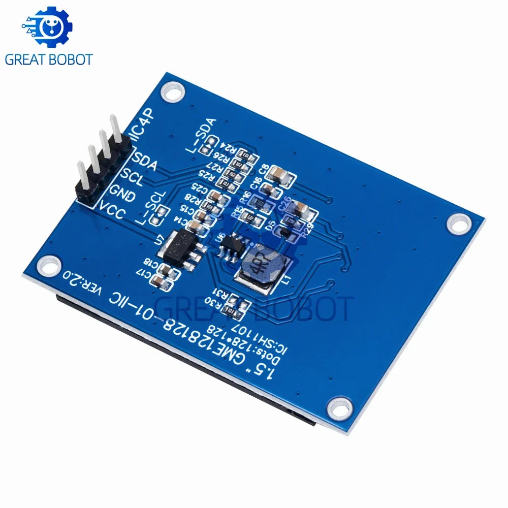 1.5-Inch 128x128 OLED Module for Arduino, Raspberry Pi & STM32