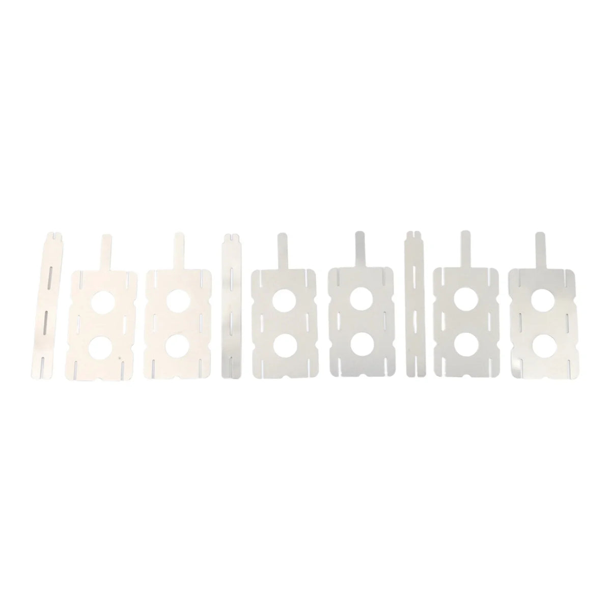 30-Piece Nickel-Plated Steel Sheets for Battery Spot Welding