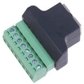 RJ45 Female to Screw Terminal Adapter for CCTV DVR
