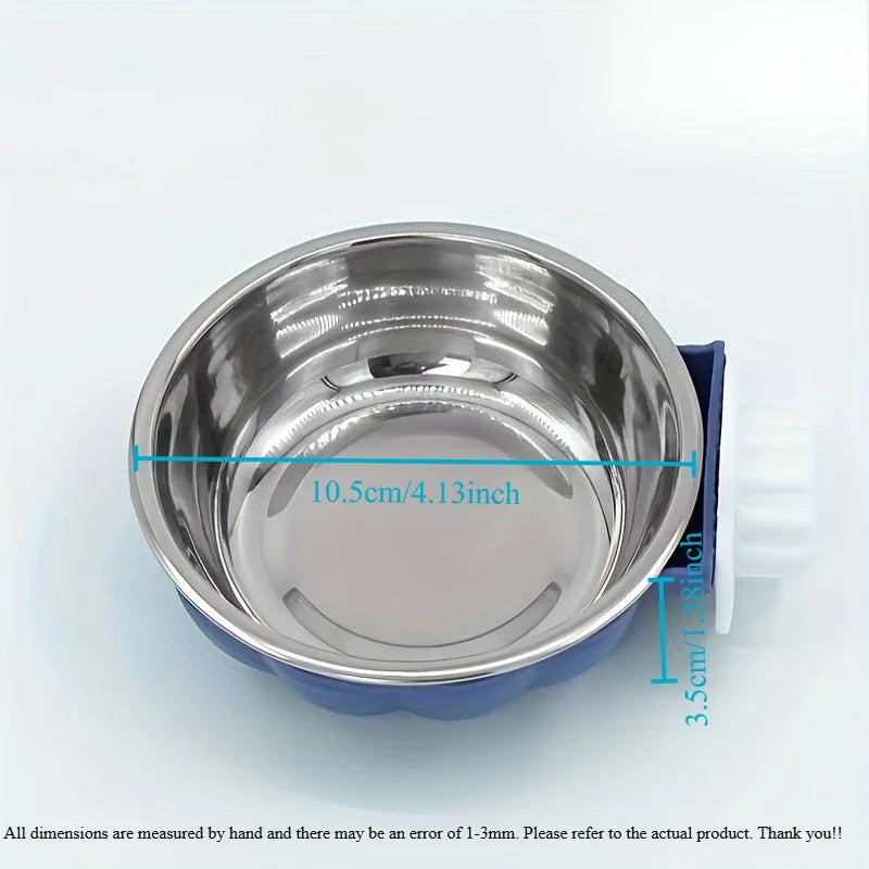 Pumpkin Cage Bowl for Small Pets – Hanging Food & Water Feeder