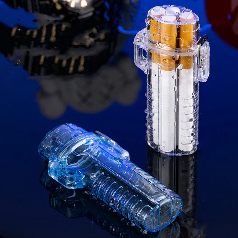 Waterproof BIC Lighter Case – Mirror Acrylic EDC Sleeve Holder