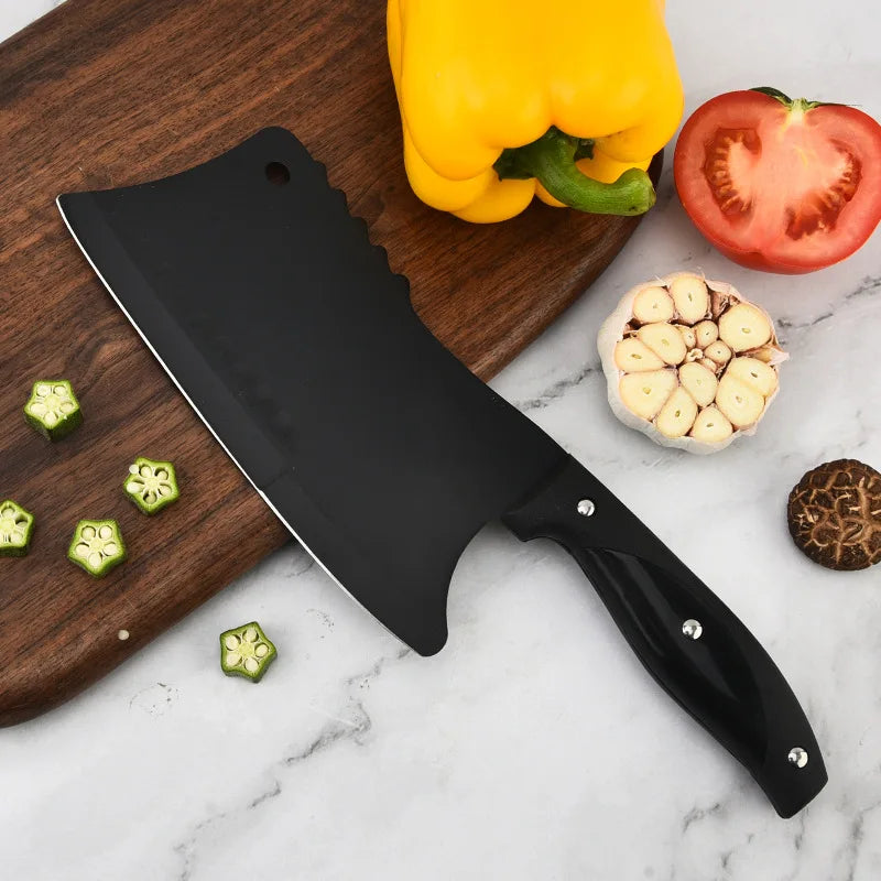 COOKCRAZE 8" Damascus Chef Knife – Meat Cleaver & Kitchen Knife