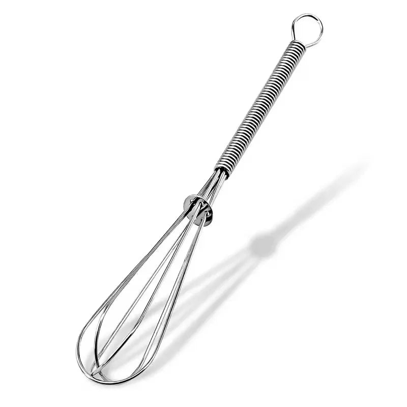 Mini Stainless Steel Manual Egg Whisk – Wire Kitchen Beater
