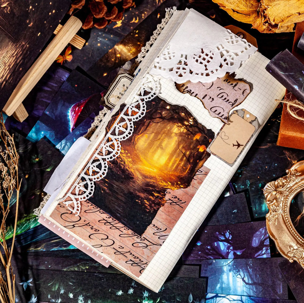 Life Material Paper Firefly Series Dreamy Background Handbook