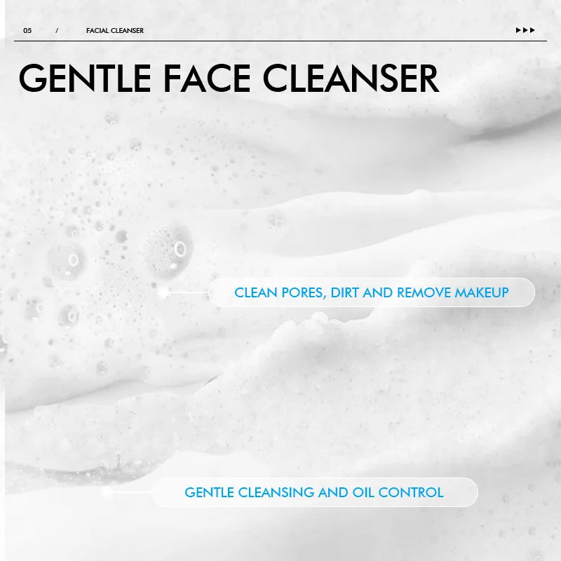 LAIKOU Men Facial Cleanser Face Washing Moisturizing Man Skin Care