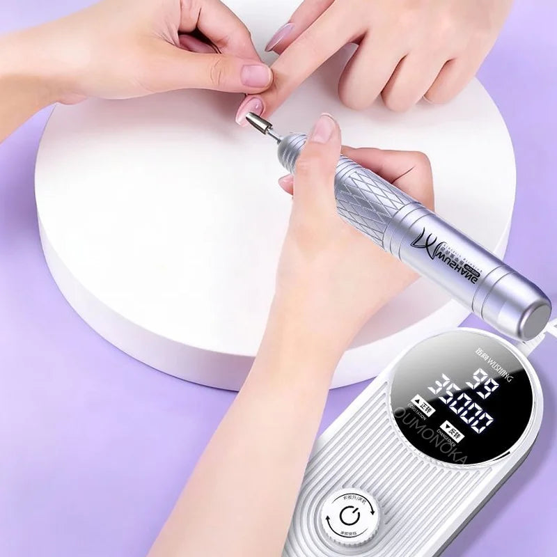 Professional Electric Nail Drill Kit – 50,000 RPM Manicure Set