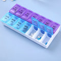 7-Day Weekly Pill Organizer – 14-Grid Travel Medicine Box