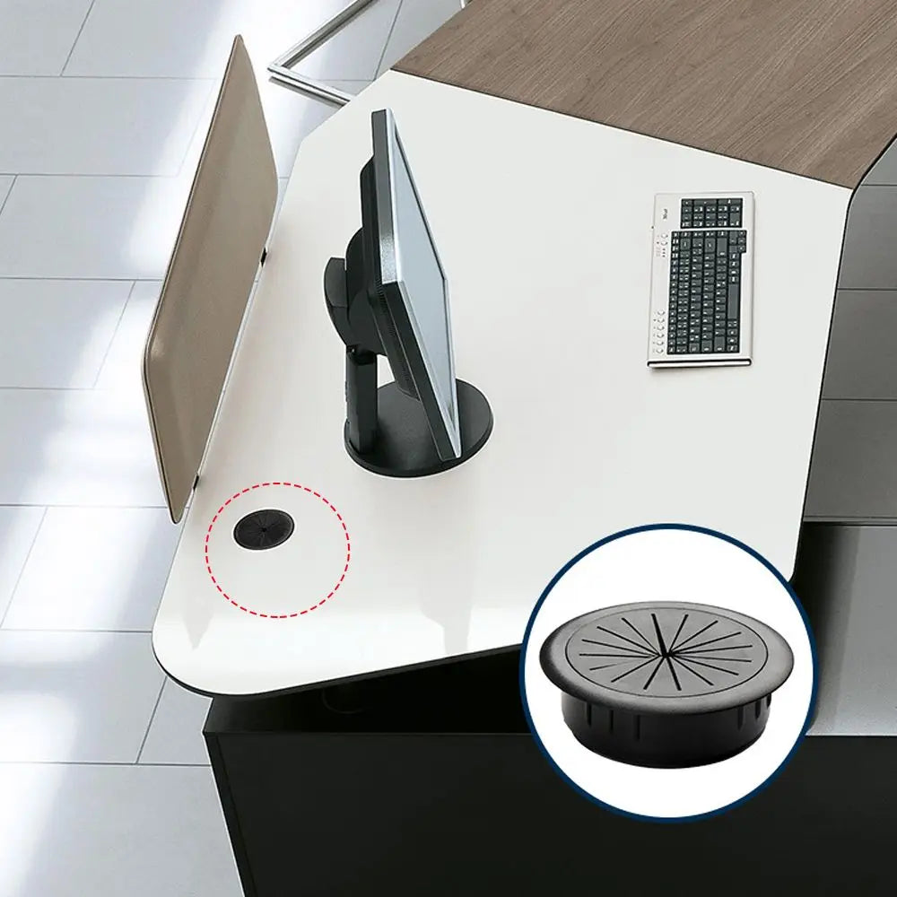 Practical Organizer Buckle Line Office Wire Hole Cover Computer